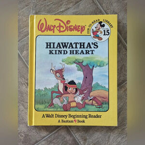 Walt Disney  fun to read library Vol 15 Hiawatha's kind hear 1986 hardback